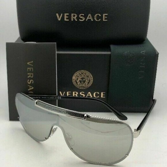 Versace Mirror Silver Sunglasses 40mm Men/Women